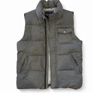 Men's Classic Gray Puffer Vest